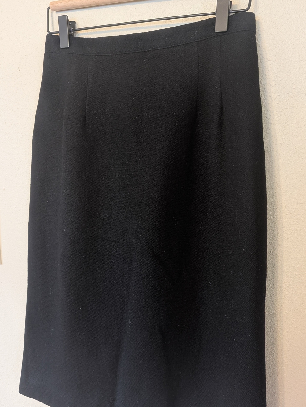 Vintage Worthington Wool Skirt Black Size 10